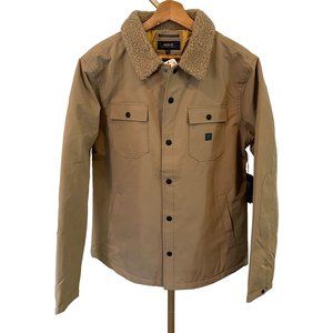 Roark Hebrides Weatherproof Fur Collar Tan Khaki Jacket Mens Medium